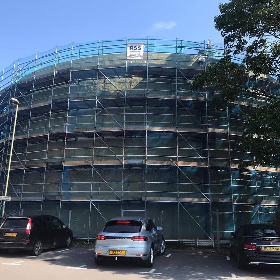 RSS Scaffolding project — residential scaffolding erection