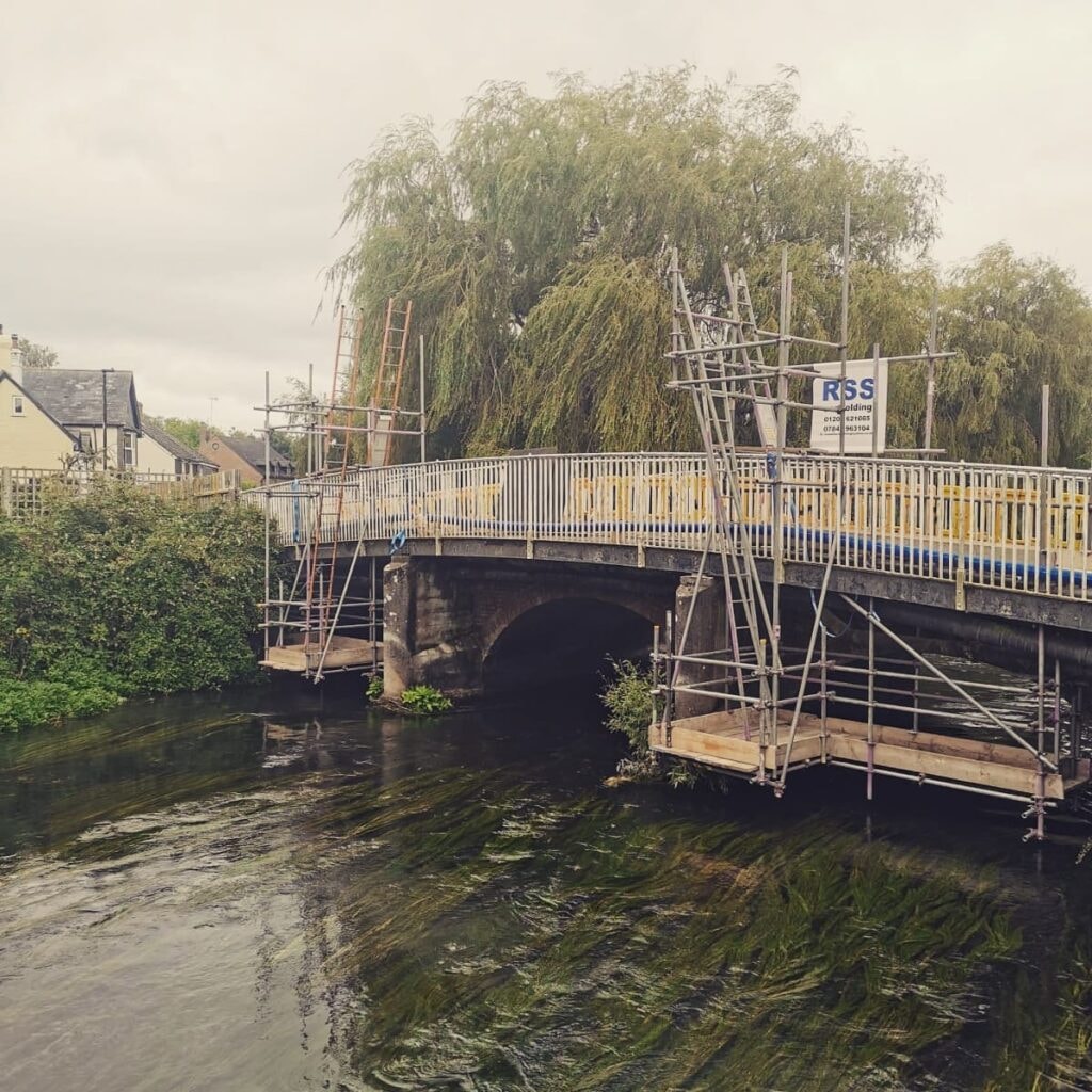 RSS Scaffolding project — domestic scaffolding on house